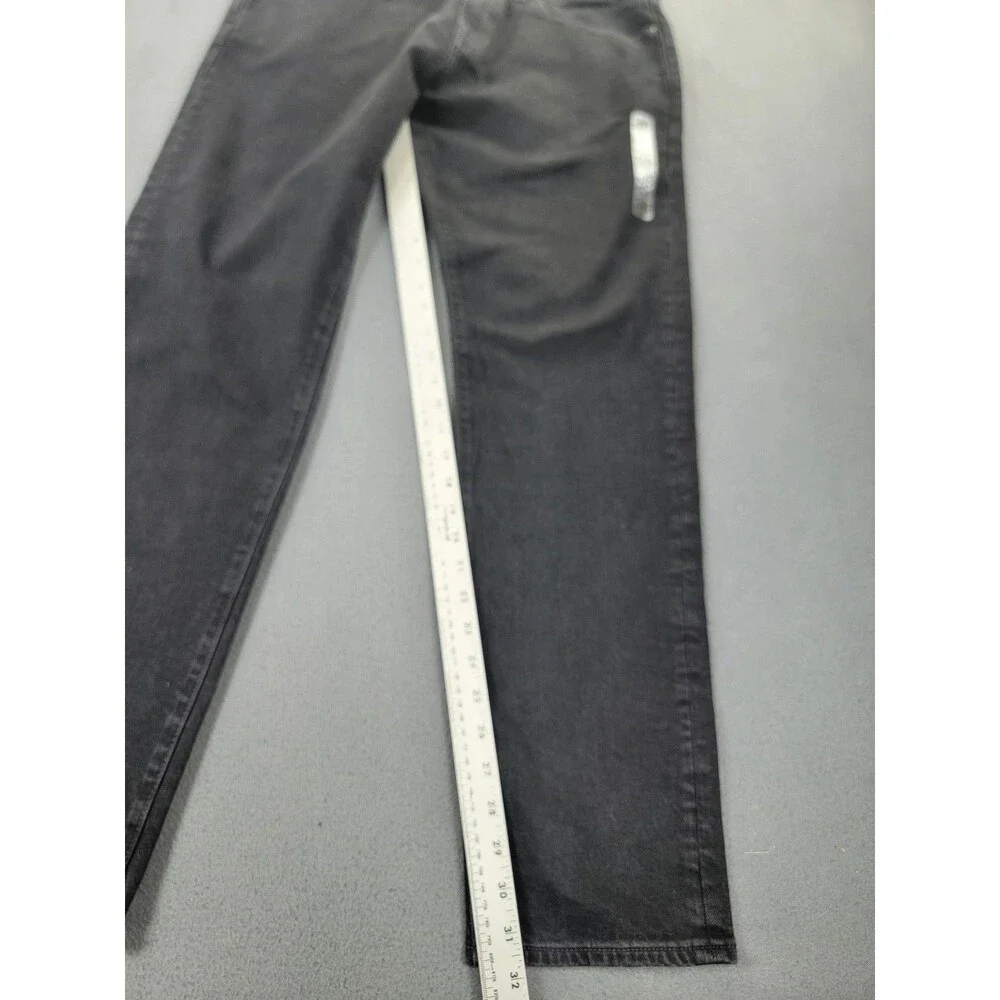GAP Jeans Mens 36x32 Black Wash Slim Straight Stretch Denim‎ 5-Pocket Zip Fly